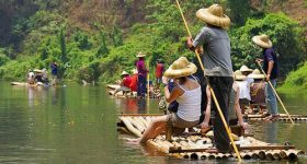 Rafting en bambou