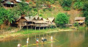 Rafting en bambou